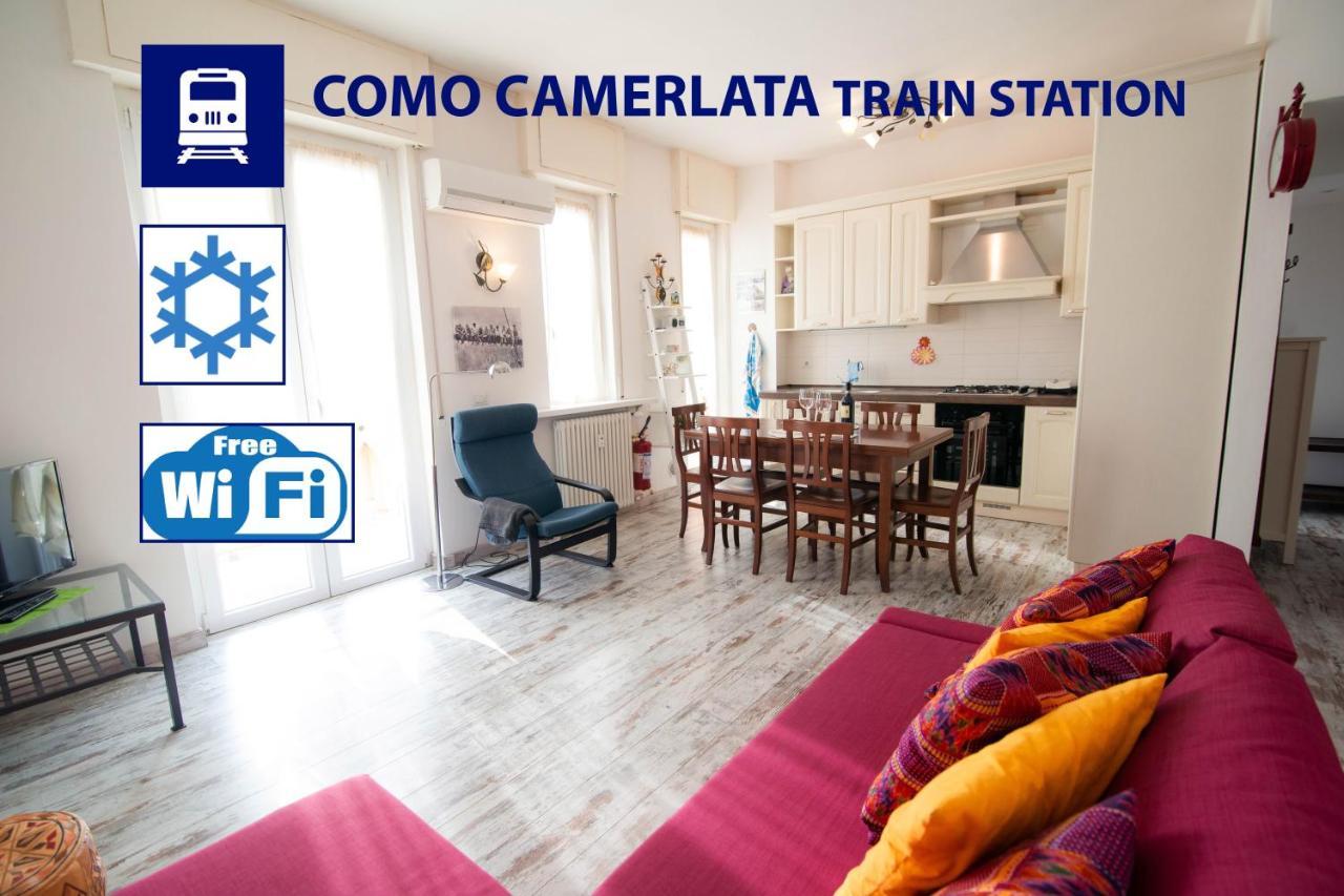 Апартаменти Casina - Self Check In 24H - Como Camerlata Train Station Екстер'єр фото